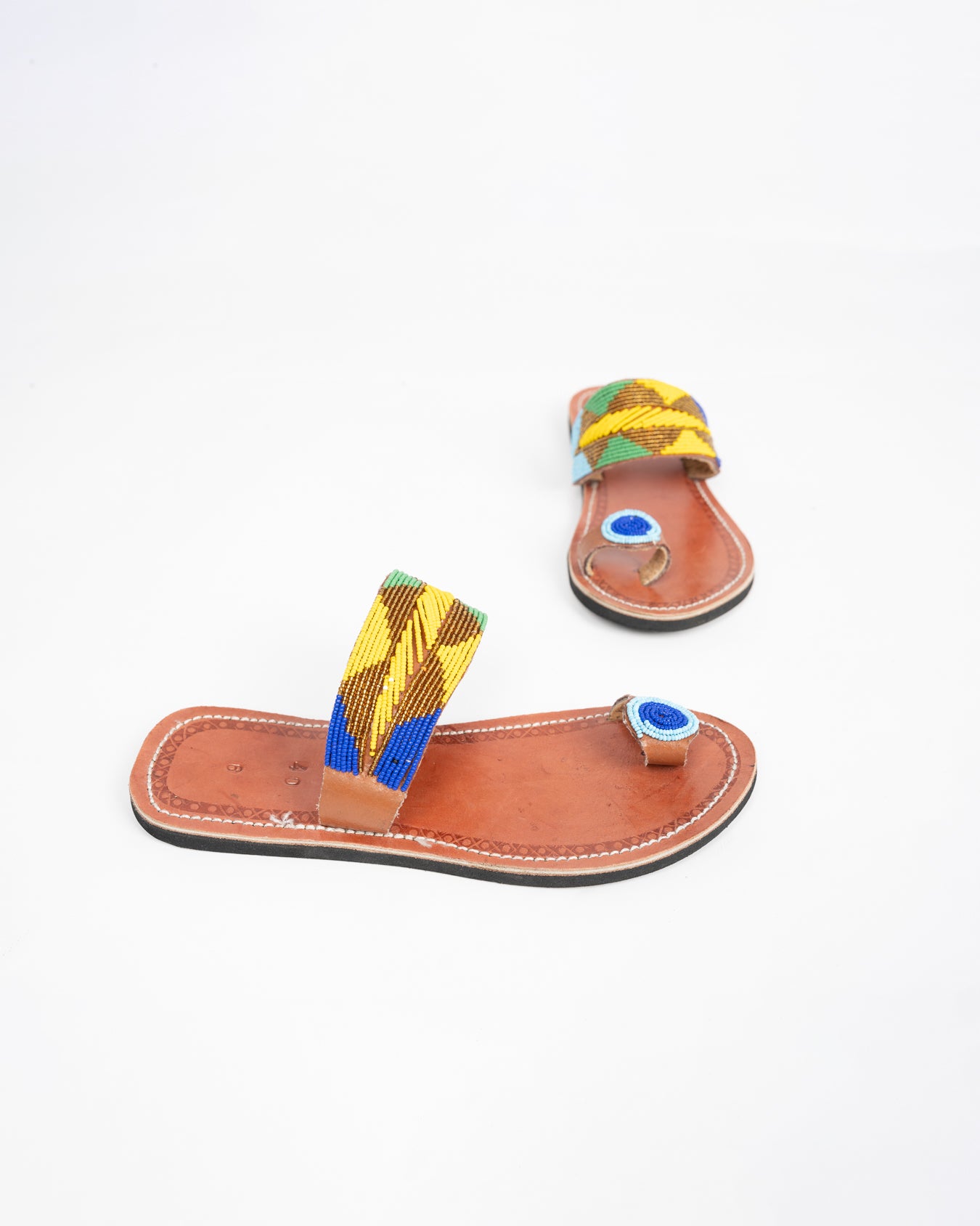 “Kinjano” Maasai leather sandals