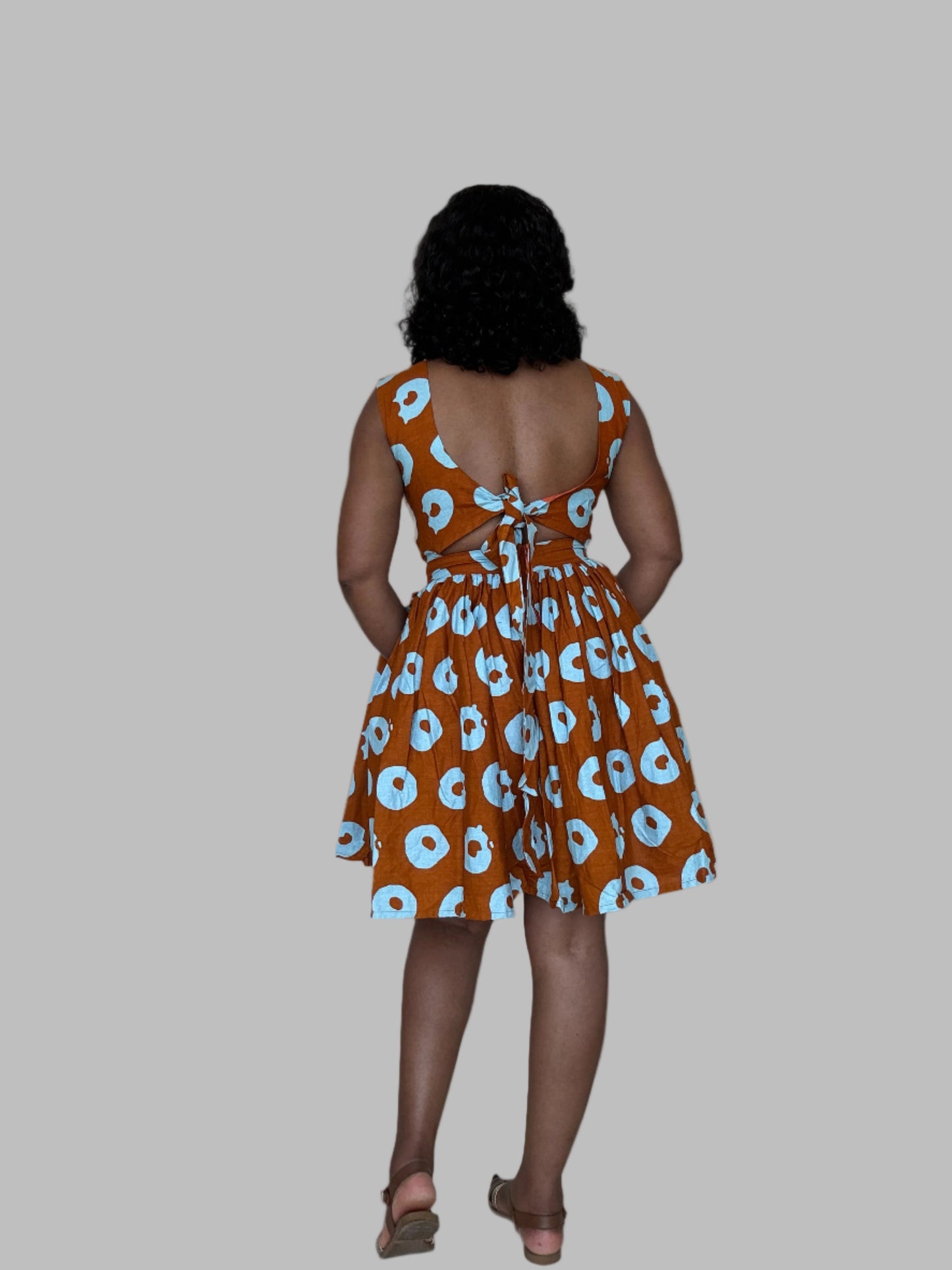 Summer Ankara cotton dress