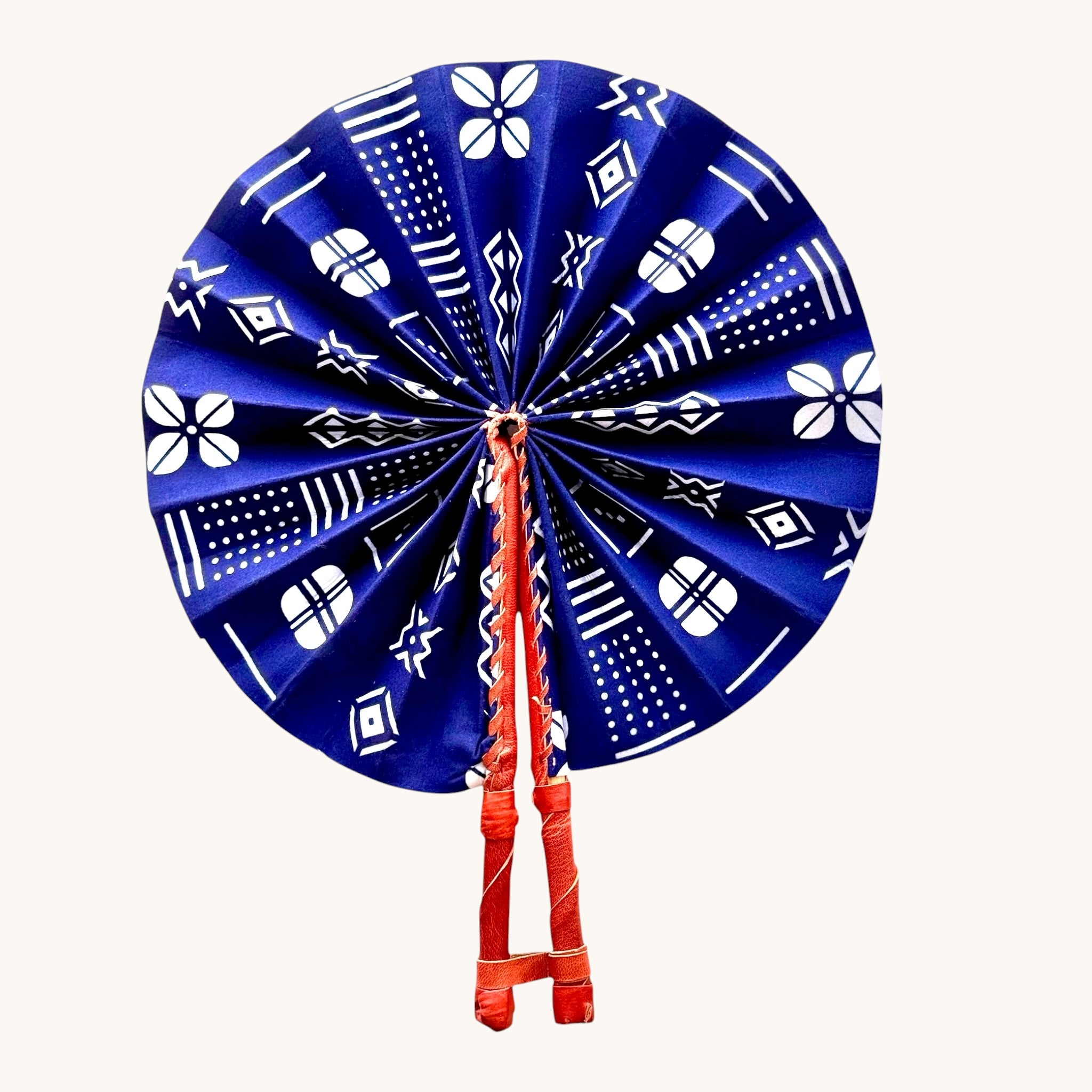 Mawimbi Handcrafted African Fan – Moonlit Sea