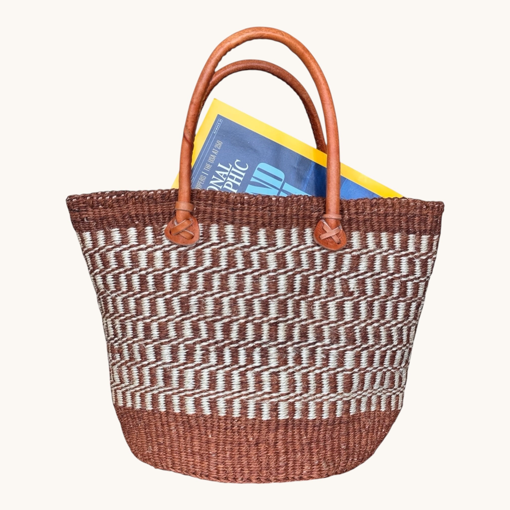 Jioni Handwoven Sisal Basket