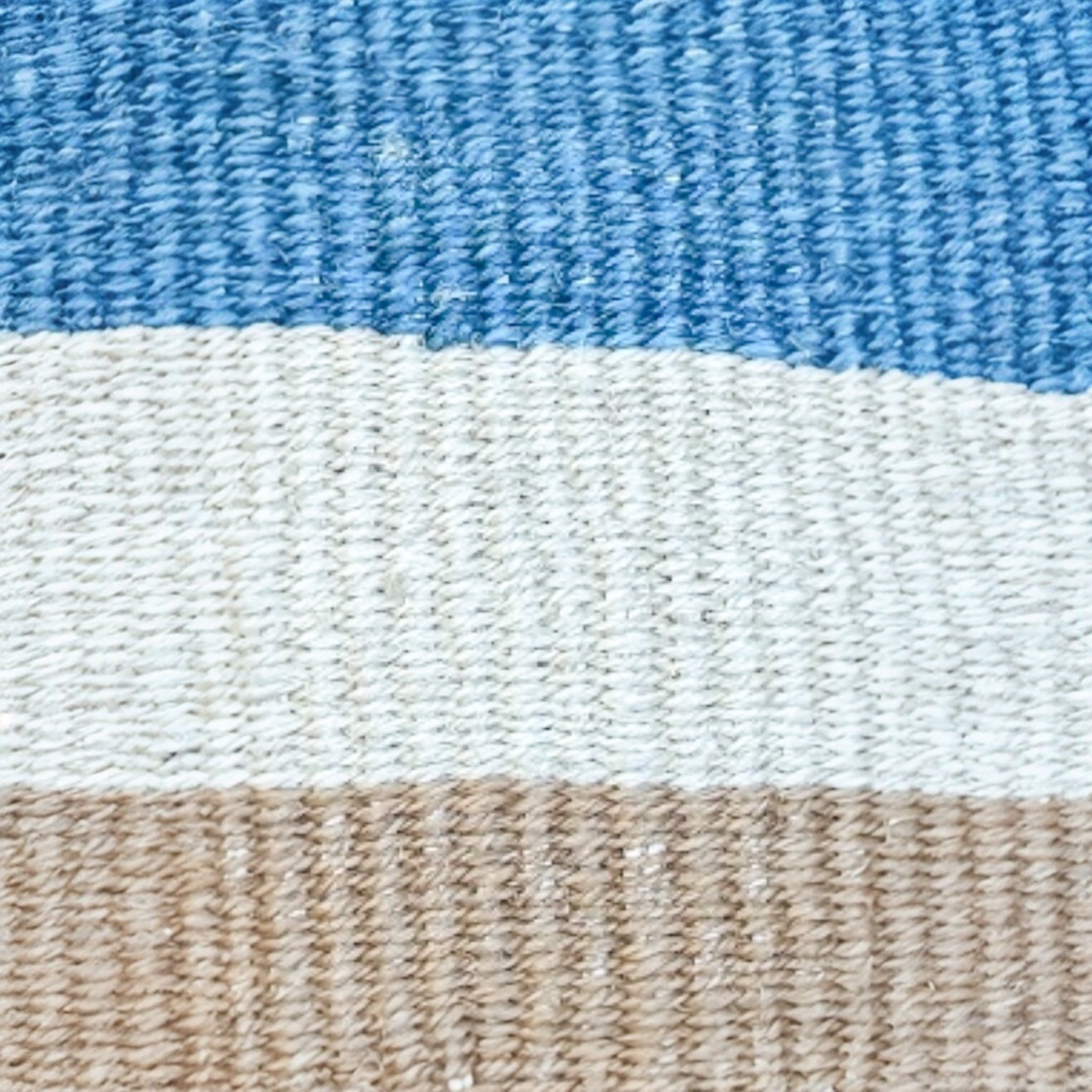 Close-up of handwoven sisal texture on Pwani Signature Basket by Hues by Kui