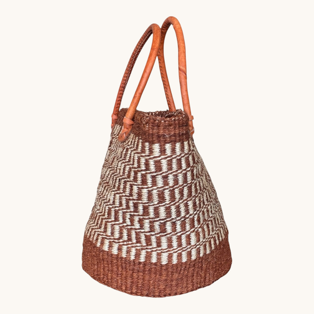 Jioni Handwoven Sisal Basket