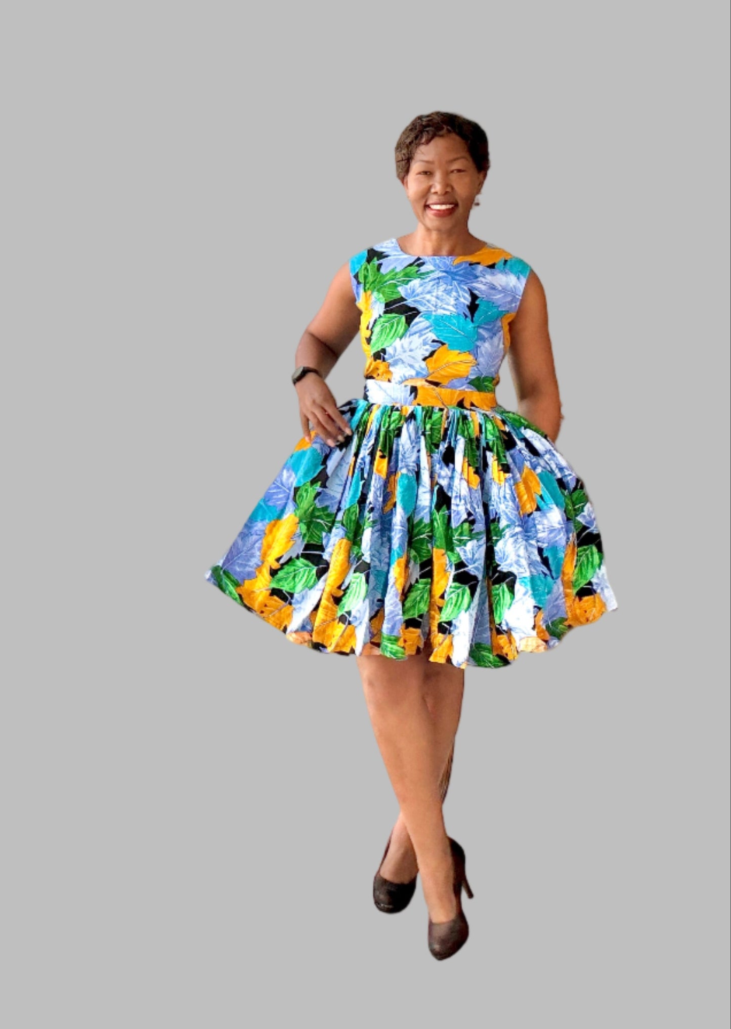 Samawati Ankara Dress