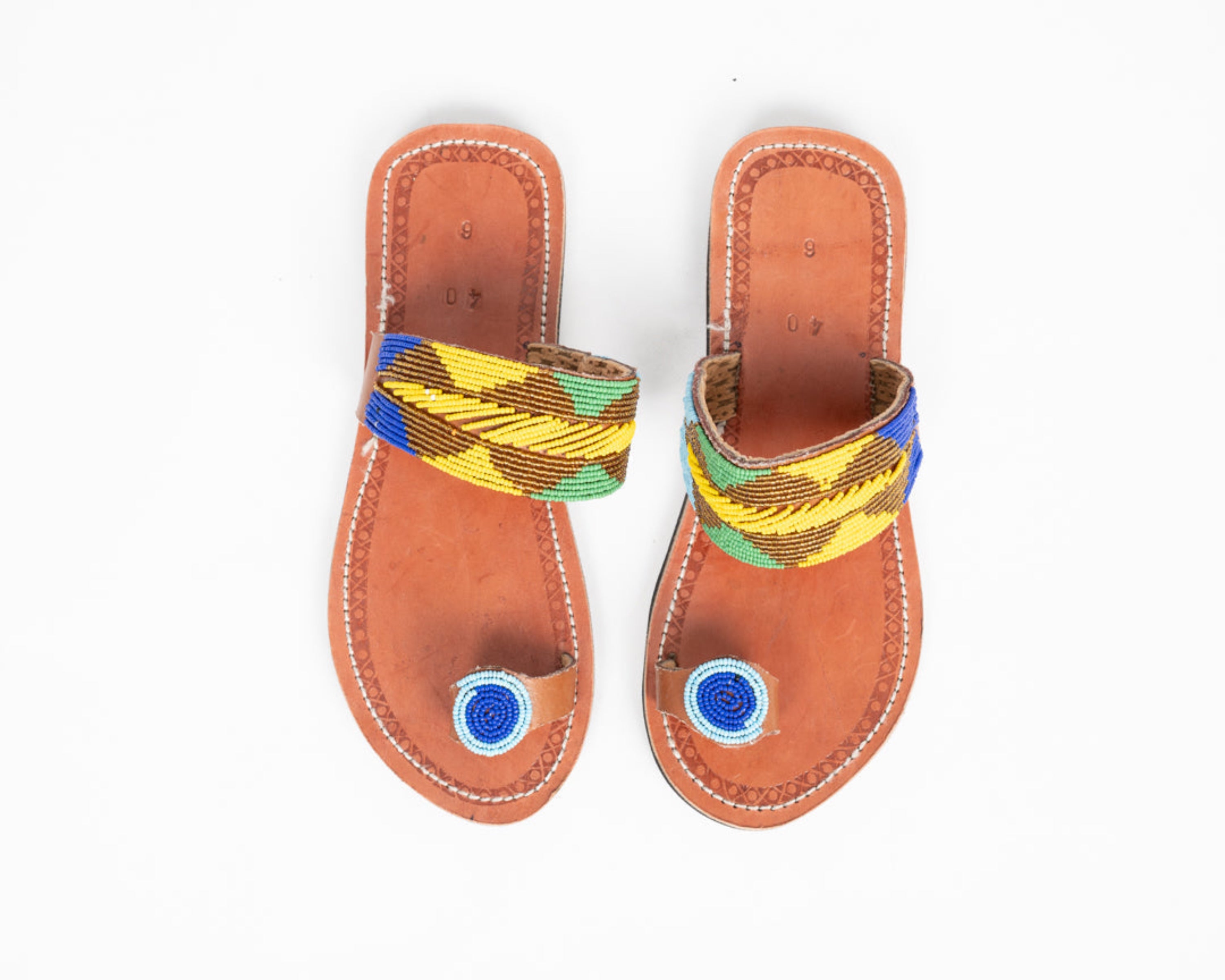 “Kinjano” Maasai leather sandals