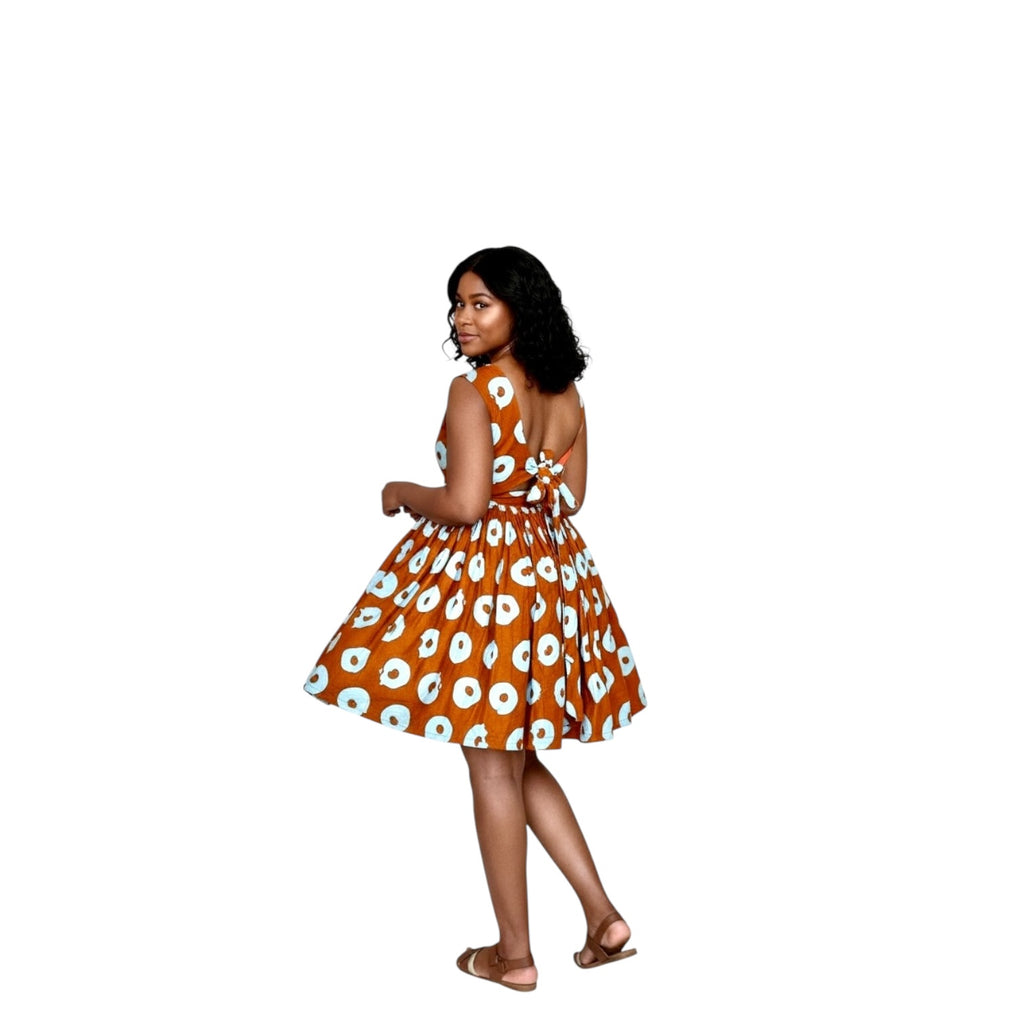 Summer Ankara cotton dress