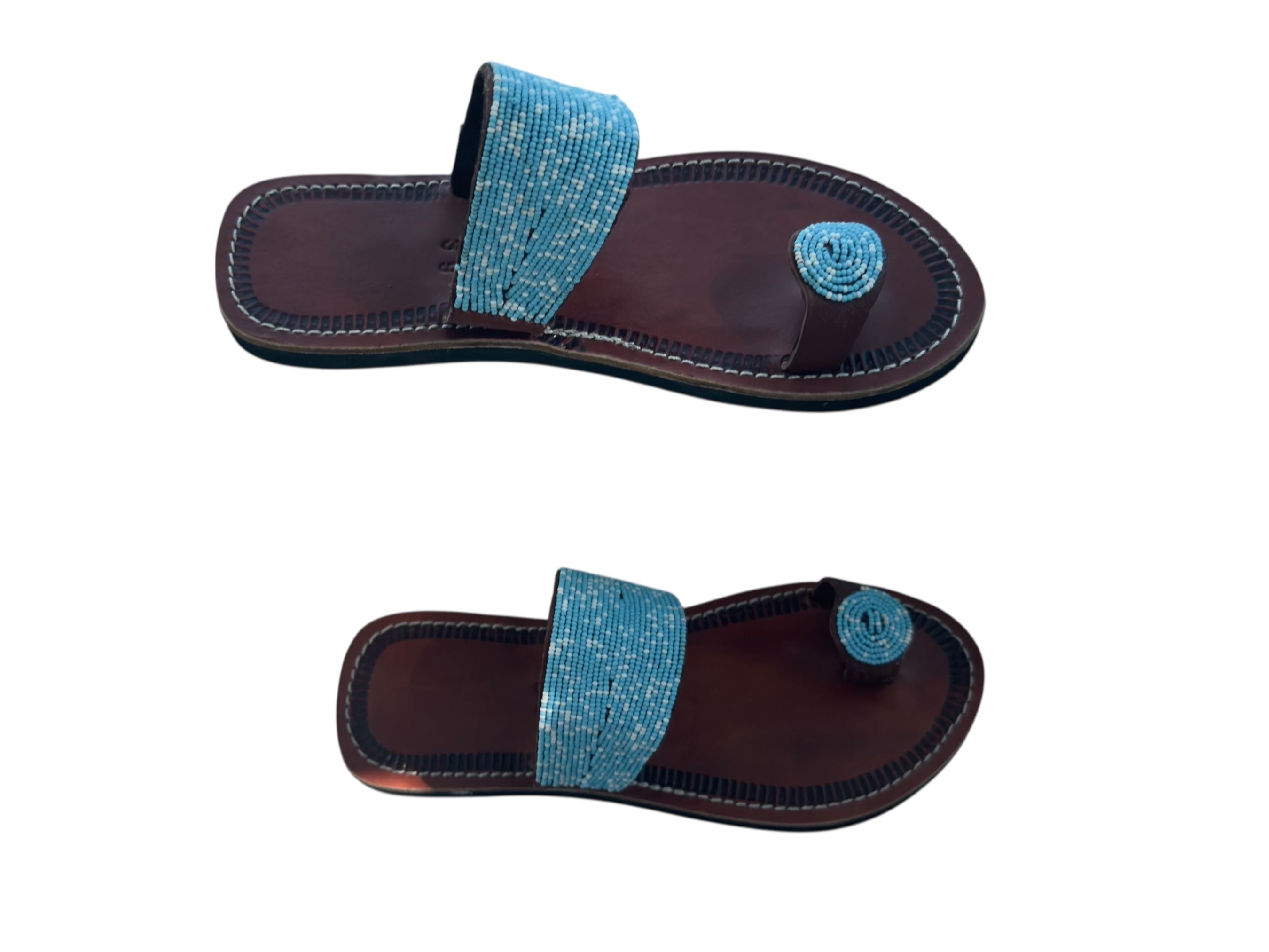 Bahari Maasai Beaded Sandals for Women | Handcrafted African Beaded Flats