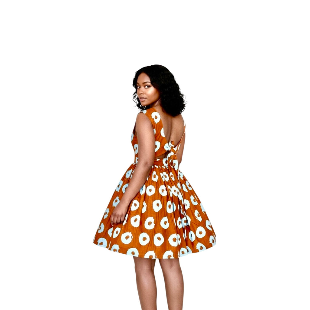 Summer Ankara cotton dress