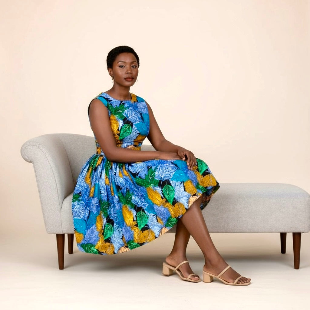 Samawati Ankara Dress