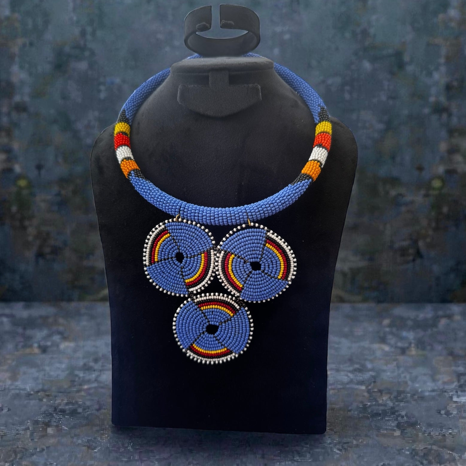 Imara Heritage Beaded Statement Necklace