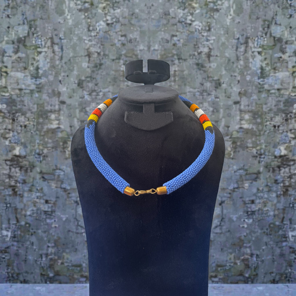 Imara Heritage Beaded Statement Necklace