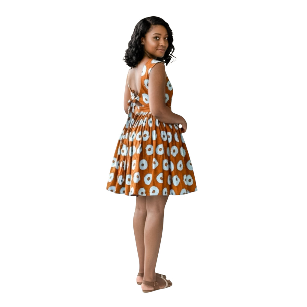 Summer Ankara cotton dress