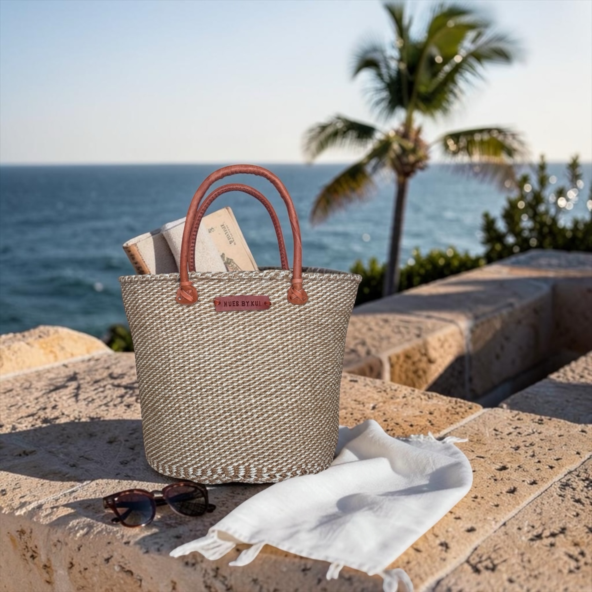 Fukwe Handwoven Sisal Tote Basket