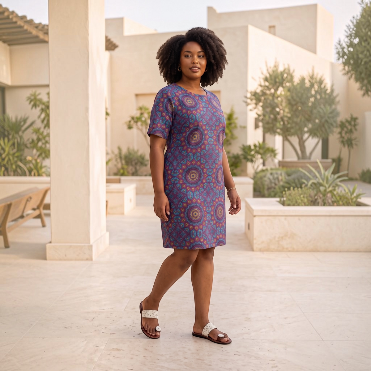 The Zinhle Shweshwe Dress