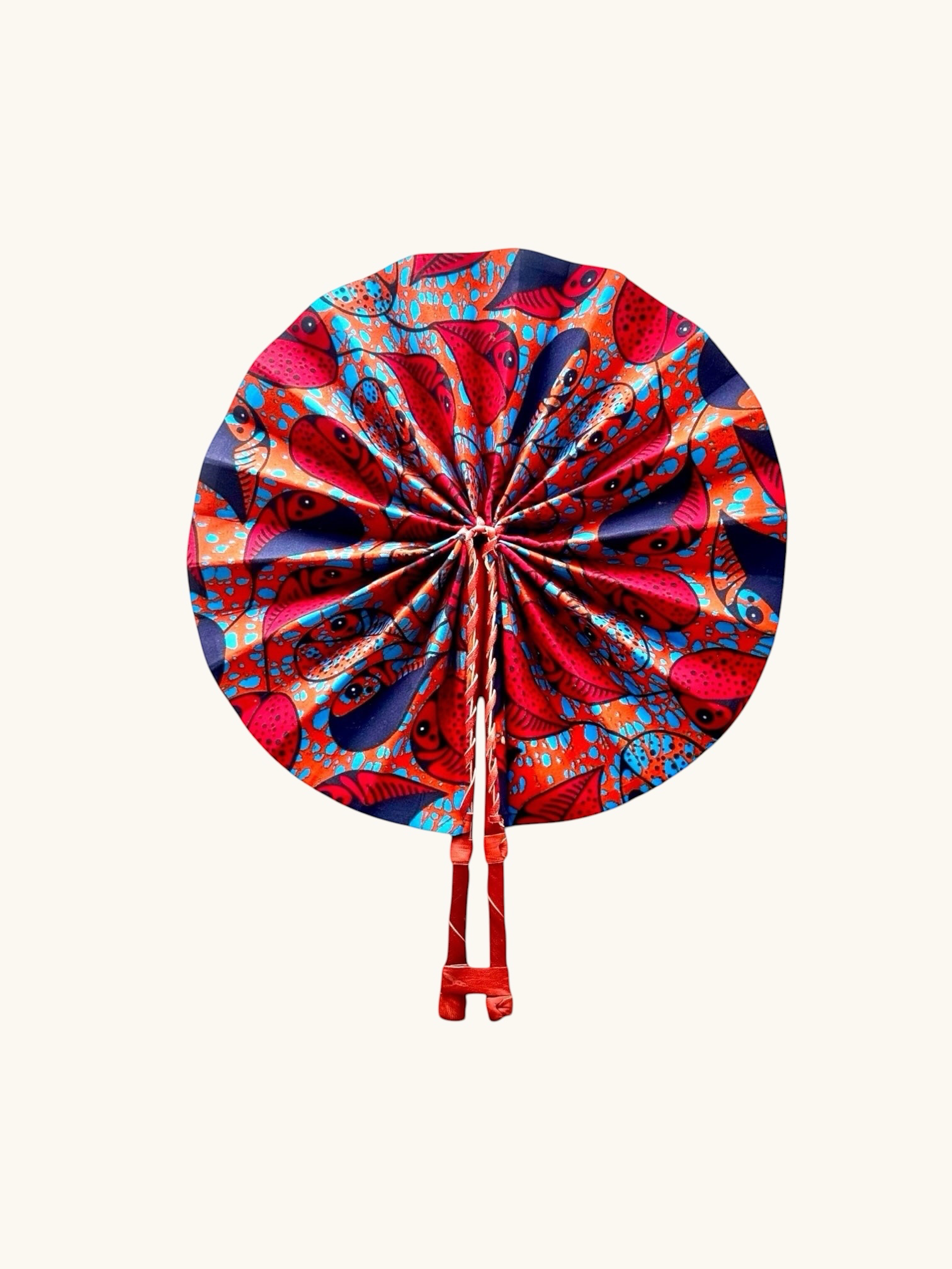 Mawimbi Handcrafted African Fan – Coral Reef