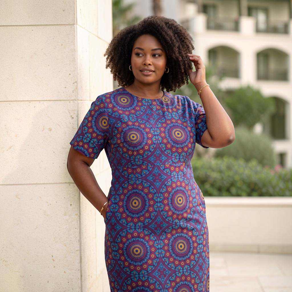 The Zinhle Shweshwe Dress